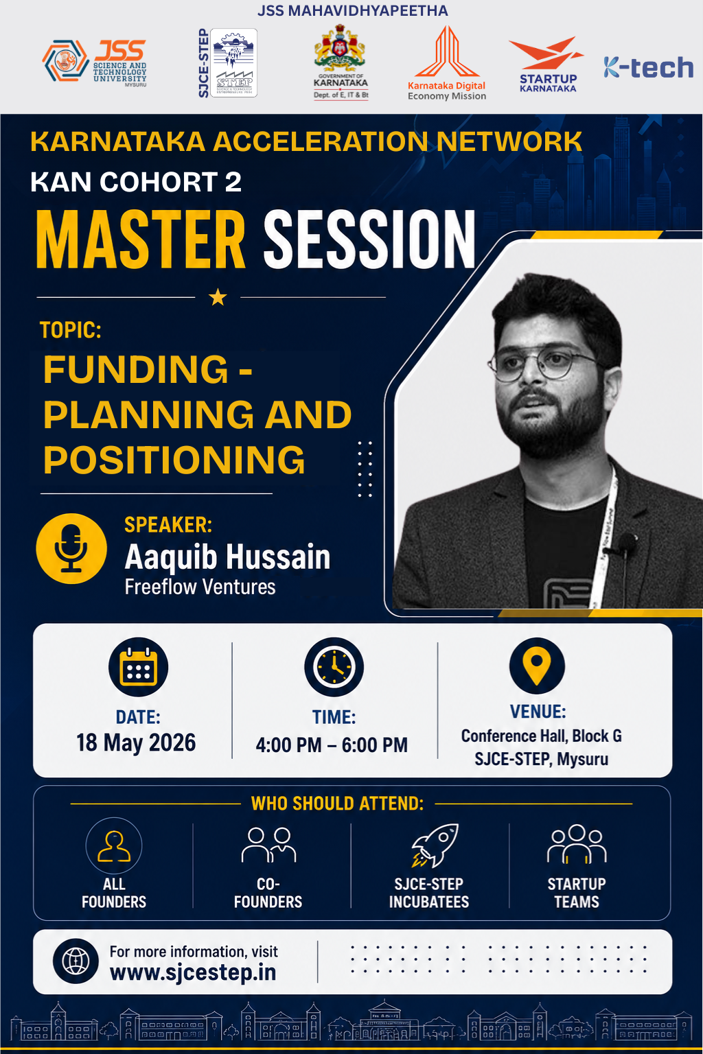 Master Session - Funding - planning and positioning